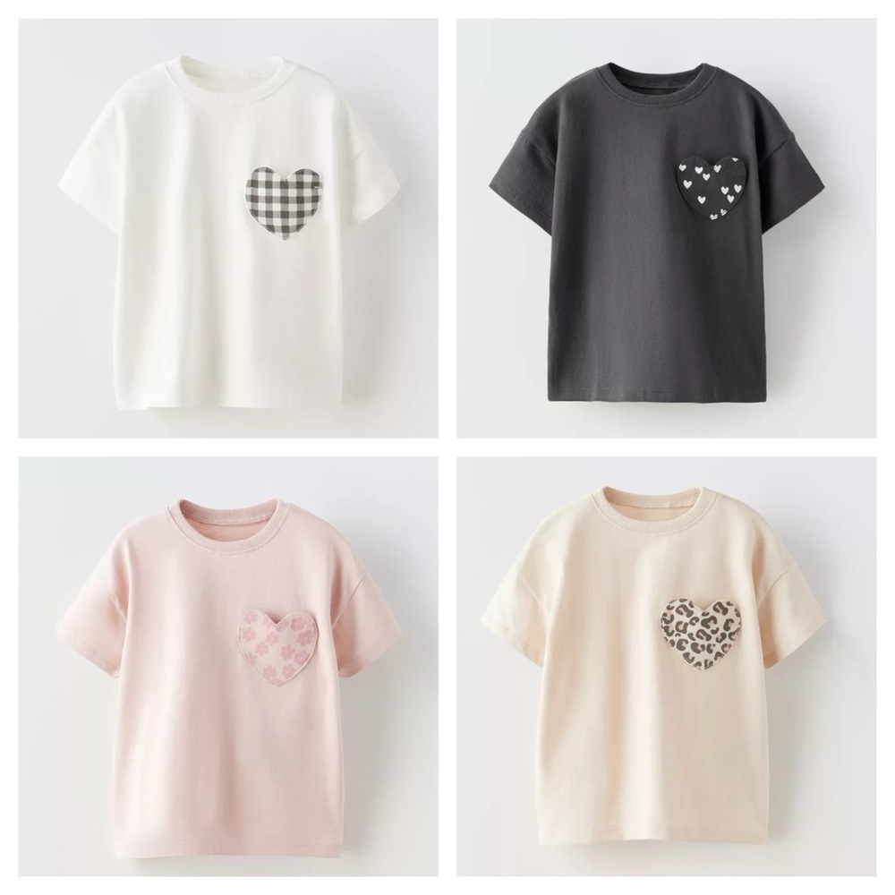 Zara Heart Pocket Shirt Bundle